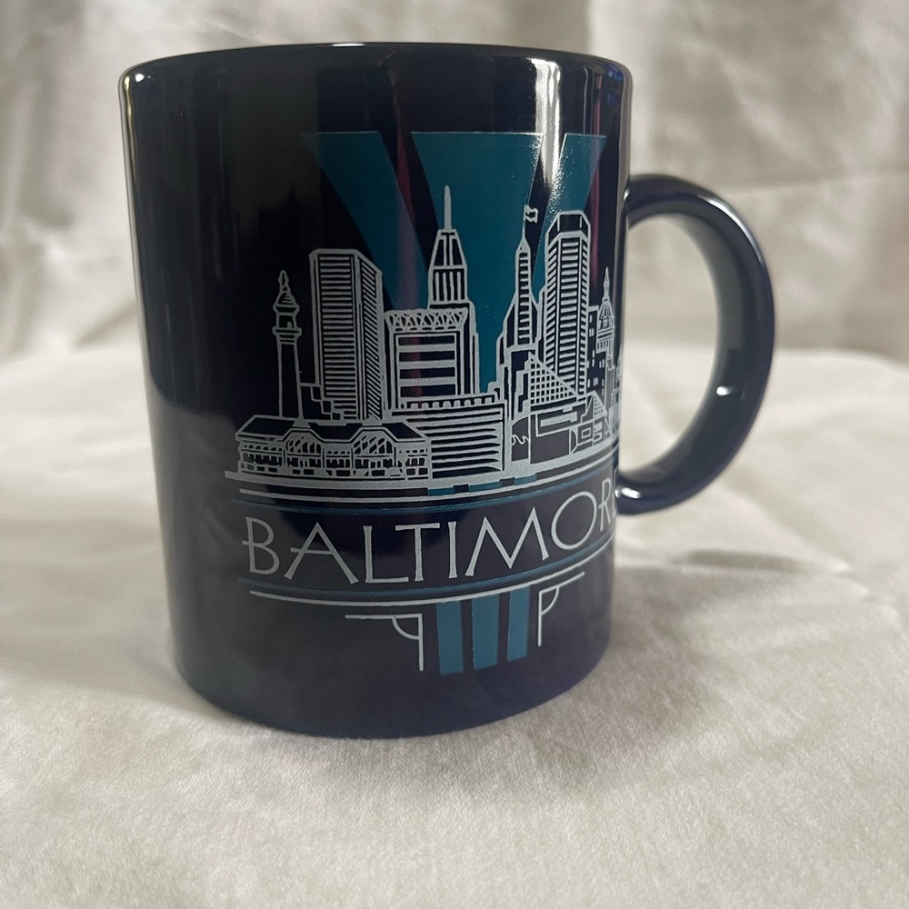 Baltimore Skyline Navy Mug